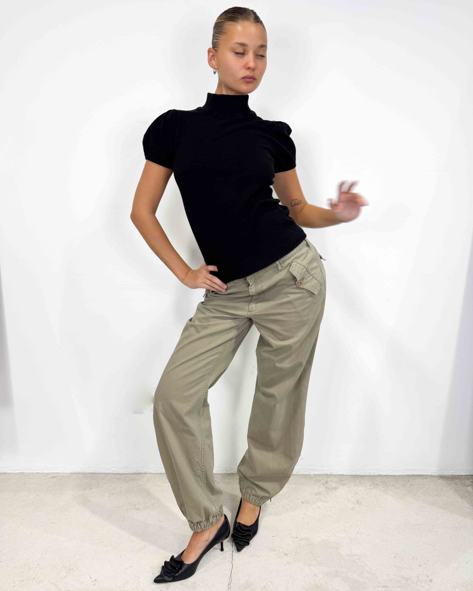 The Okra pants - rig vert