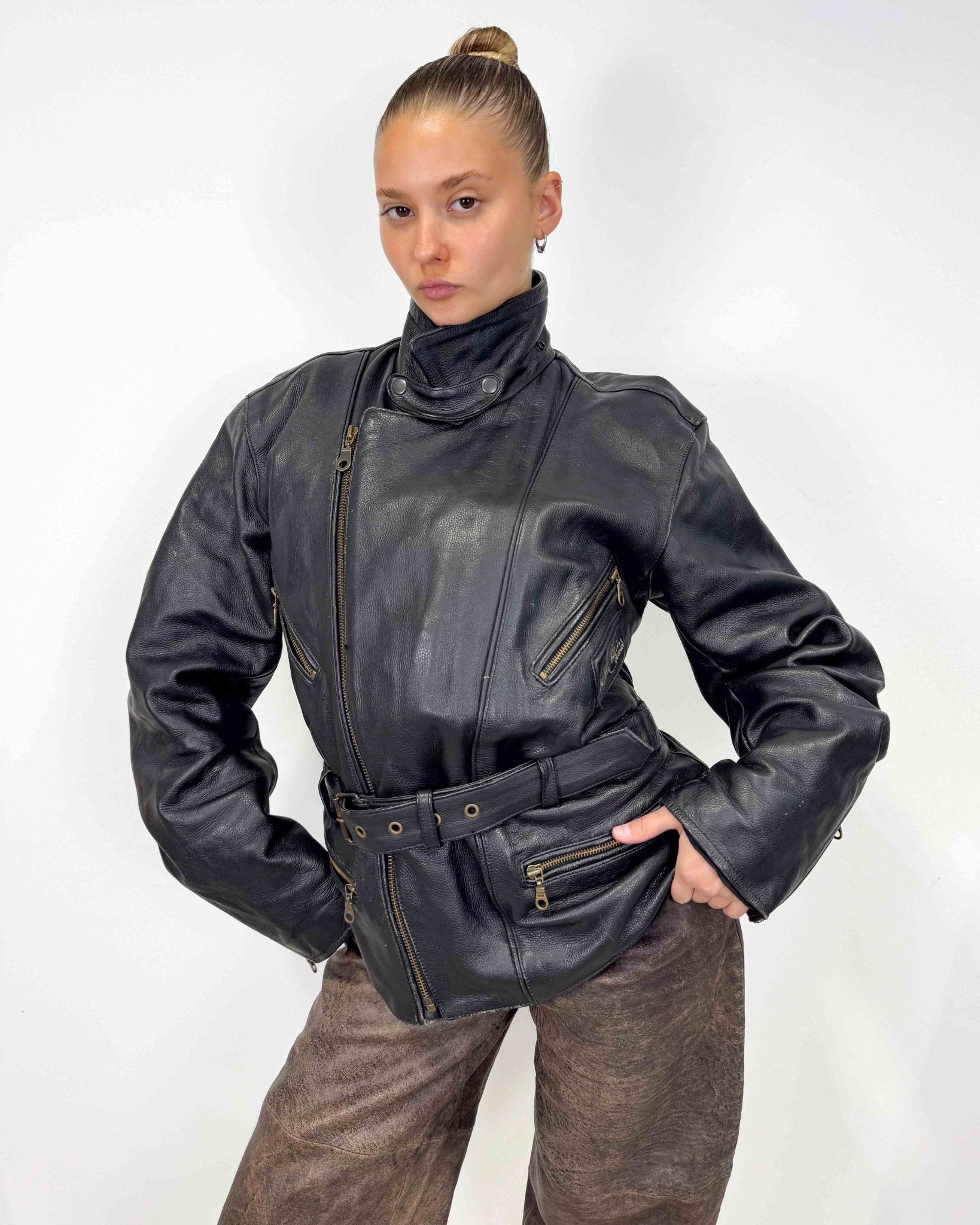 The Oli leather jacket - rig vert