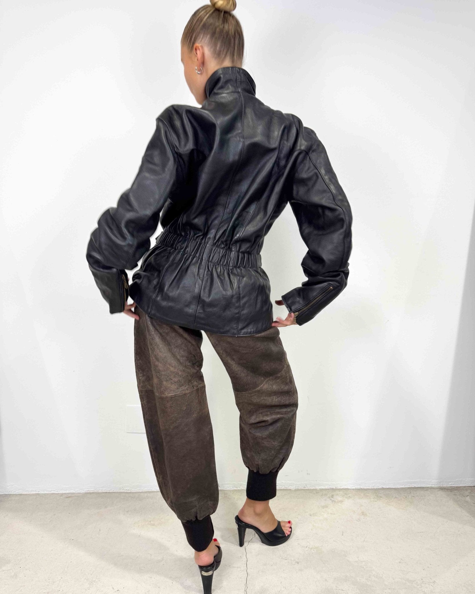 The Oli leather jacket - rig vert