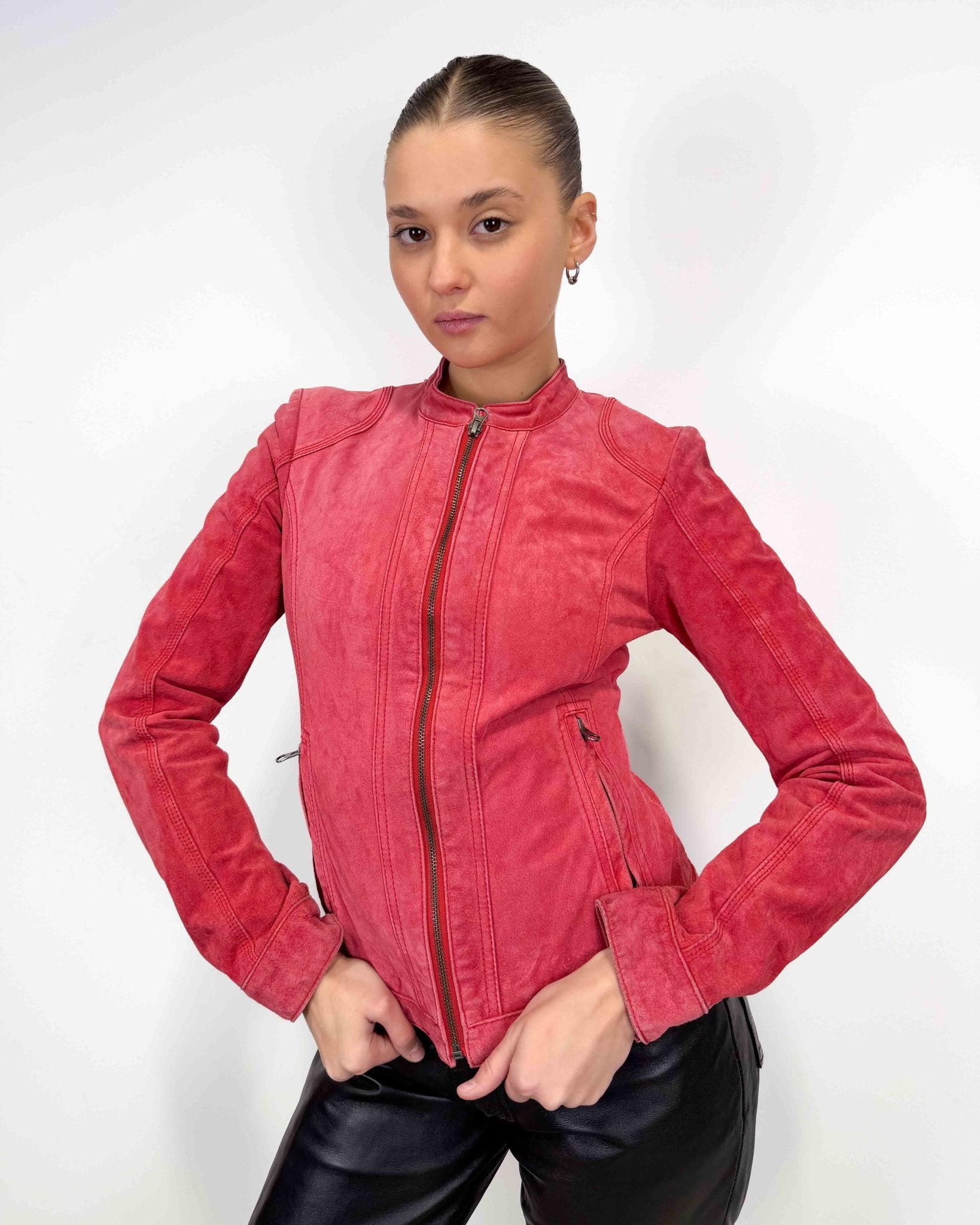 The Onire leather jacket - rig vert