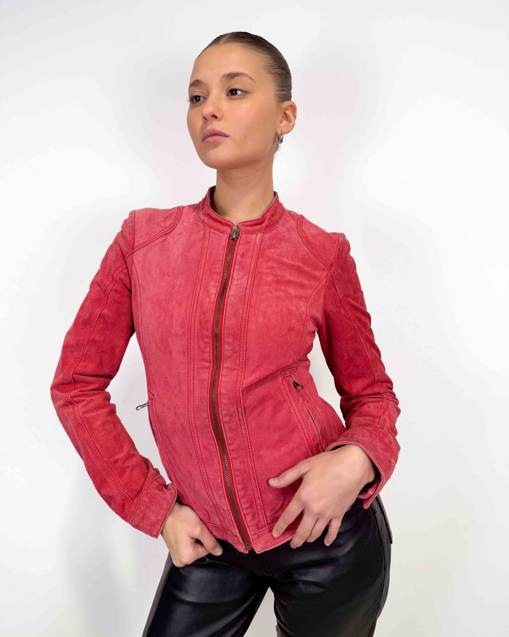 The Onire leather jacket - rig vert