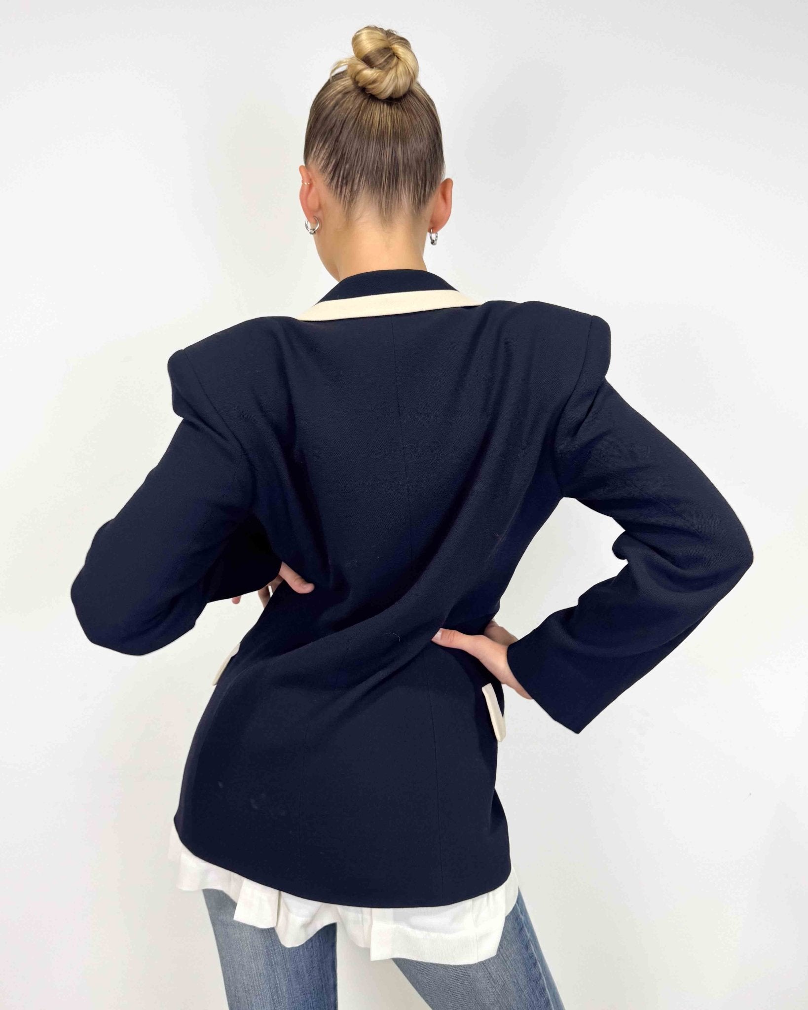 The Petra blazer - rig vert