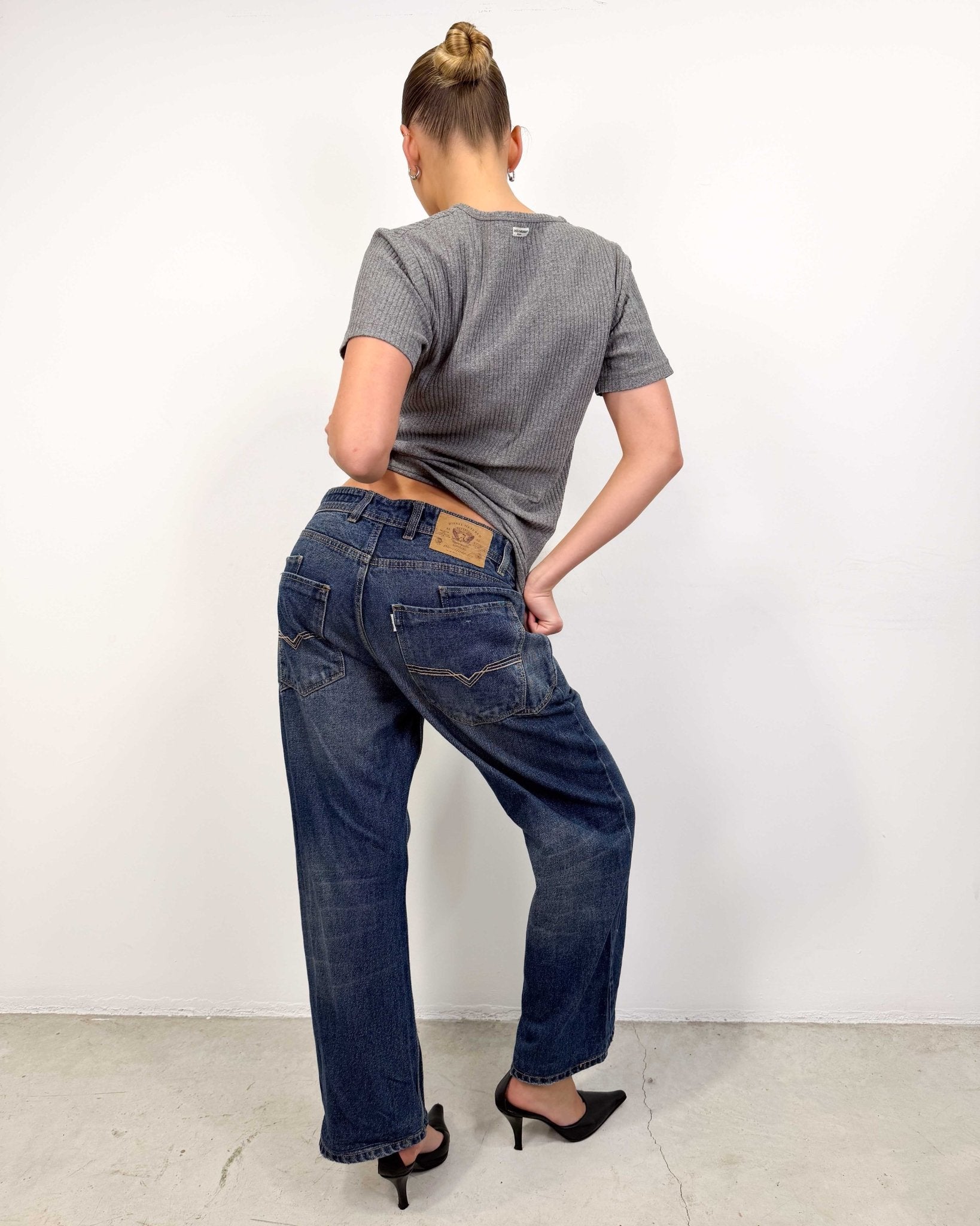 The Rose pants by Diesel - rig vert