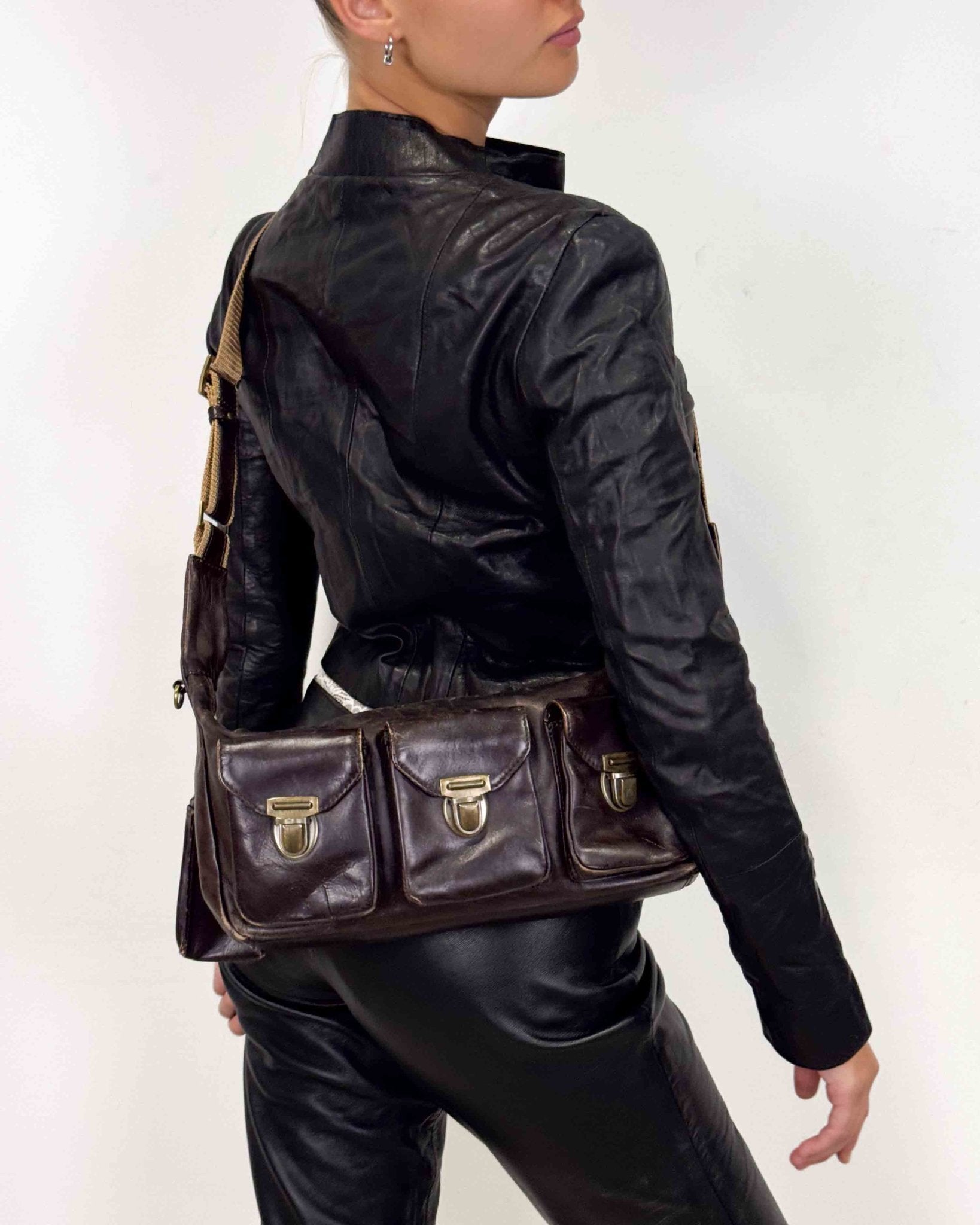 The Sibyl leather jacket - rig vert