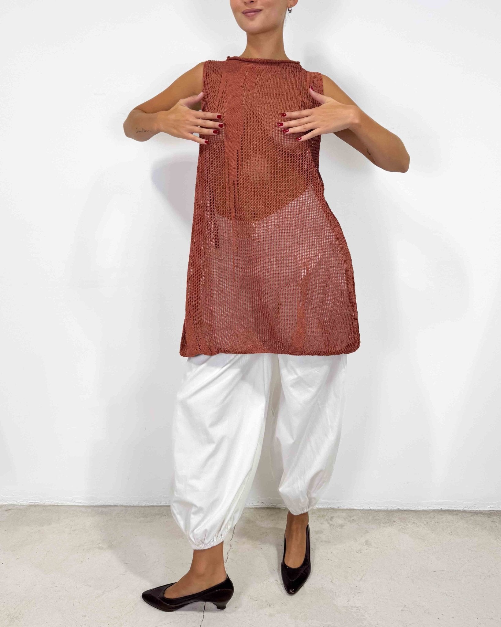 The Tana top by Sarah Pacini - rig vert