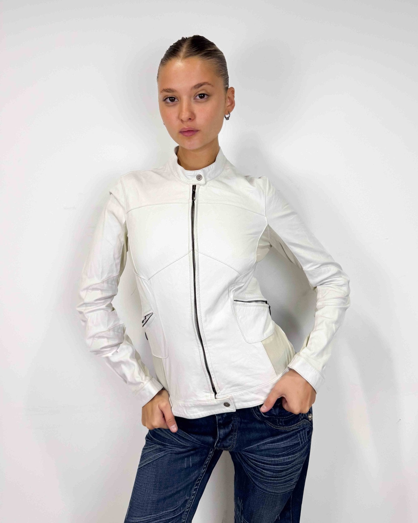 The Teyou leather jacket - rig vert