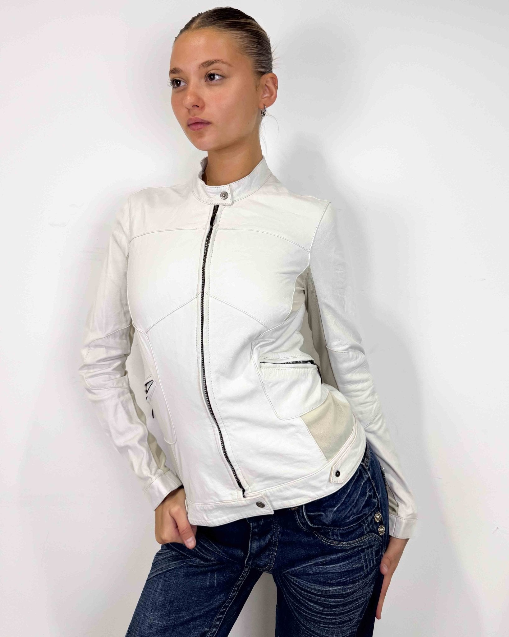 The Teyou leather jacket - rig vert