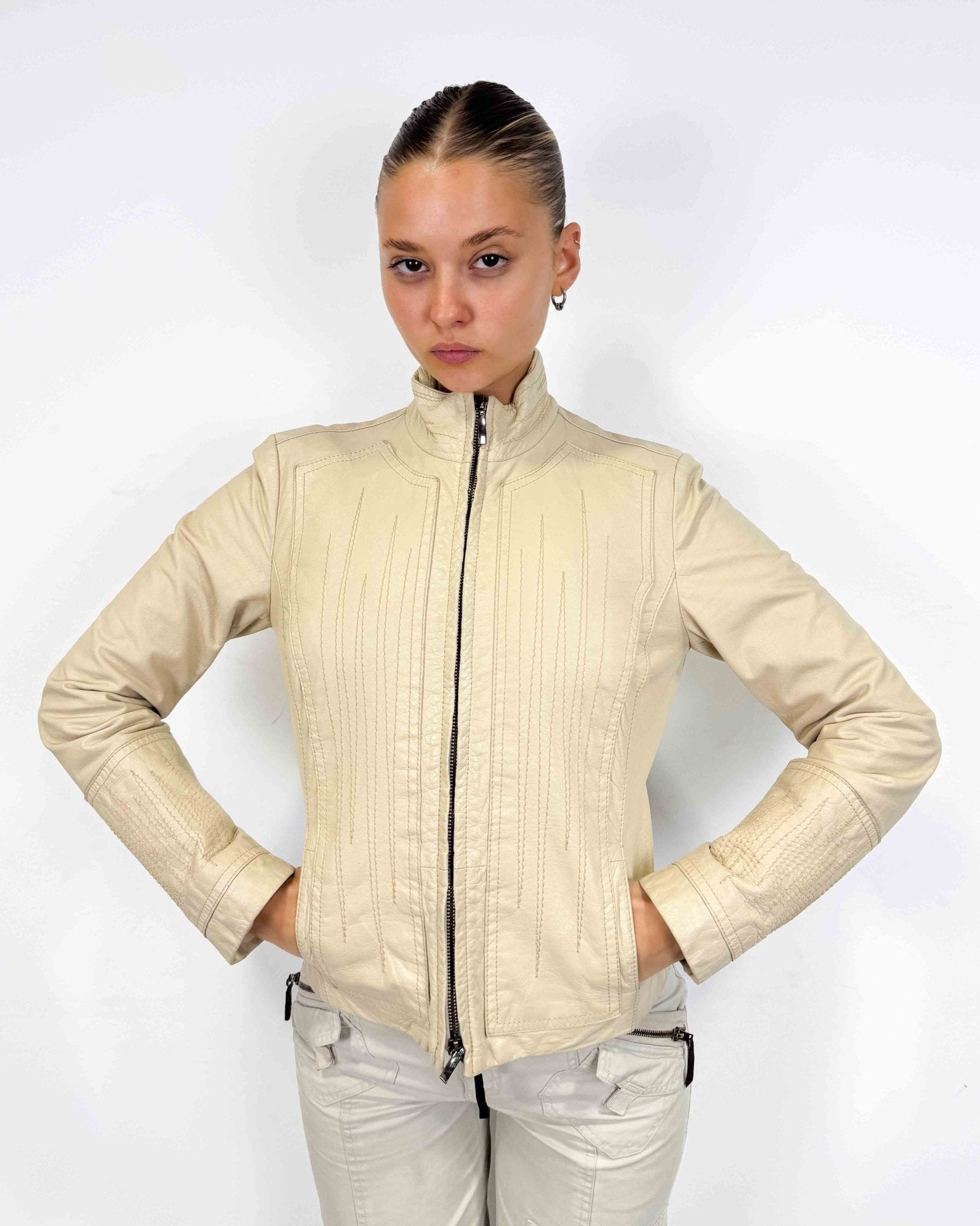 The Vanity leather jacket - rig vert