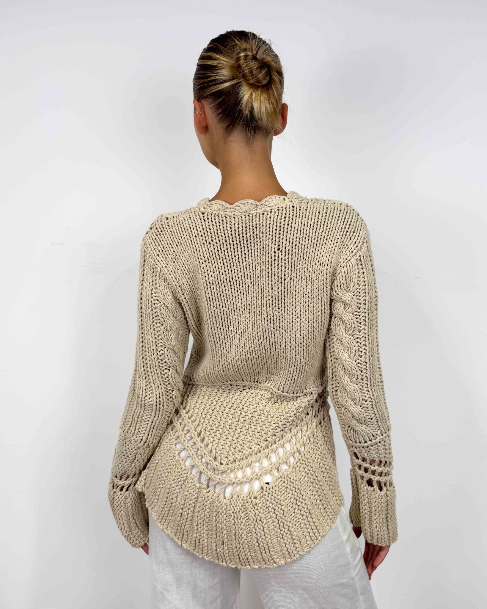 The Violeta cardigan - rig vert