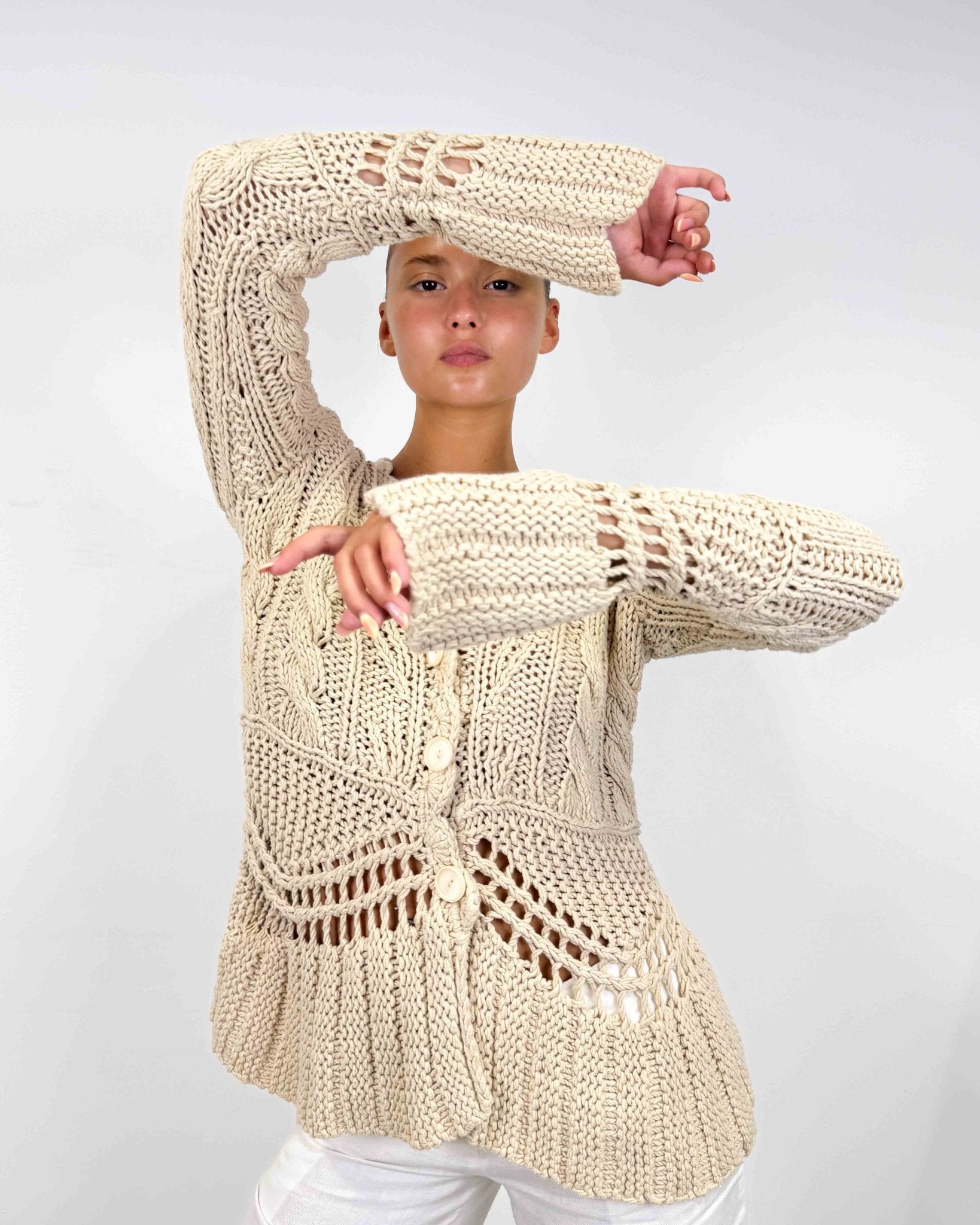 The Violeta cardigan - rig vert