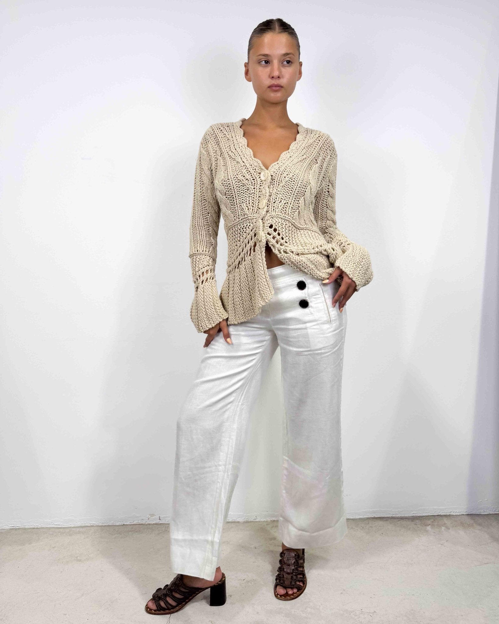 The Violeta cardigan - rig vert
