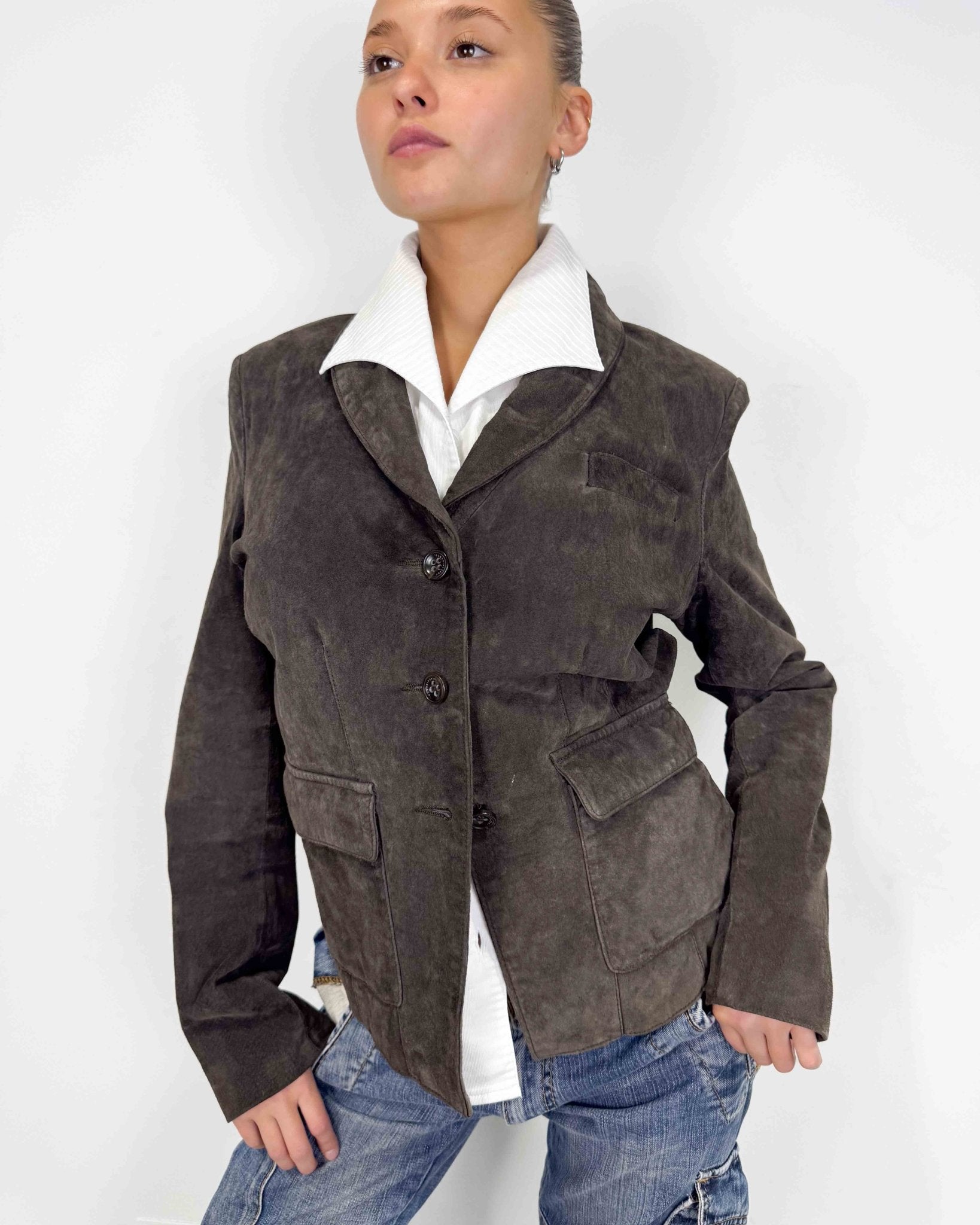 The Vira leather jacket - rig vert