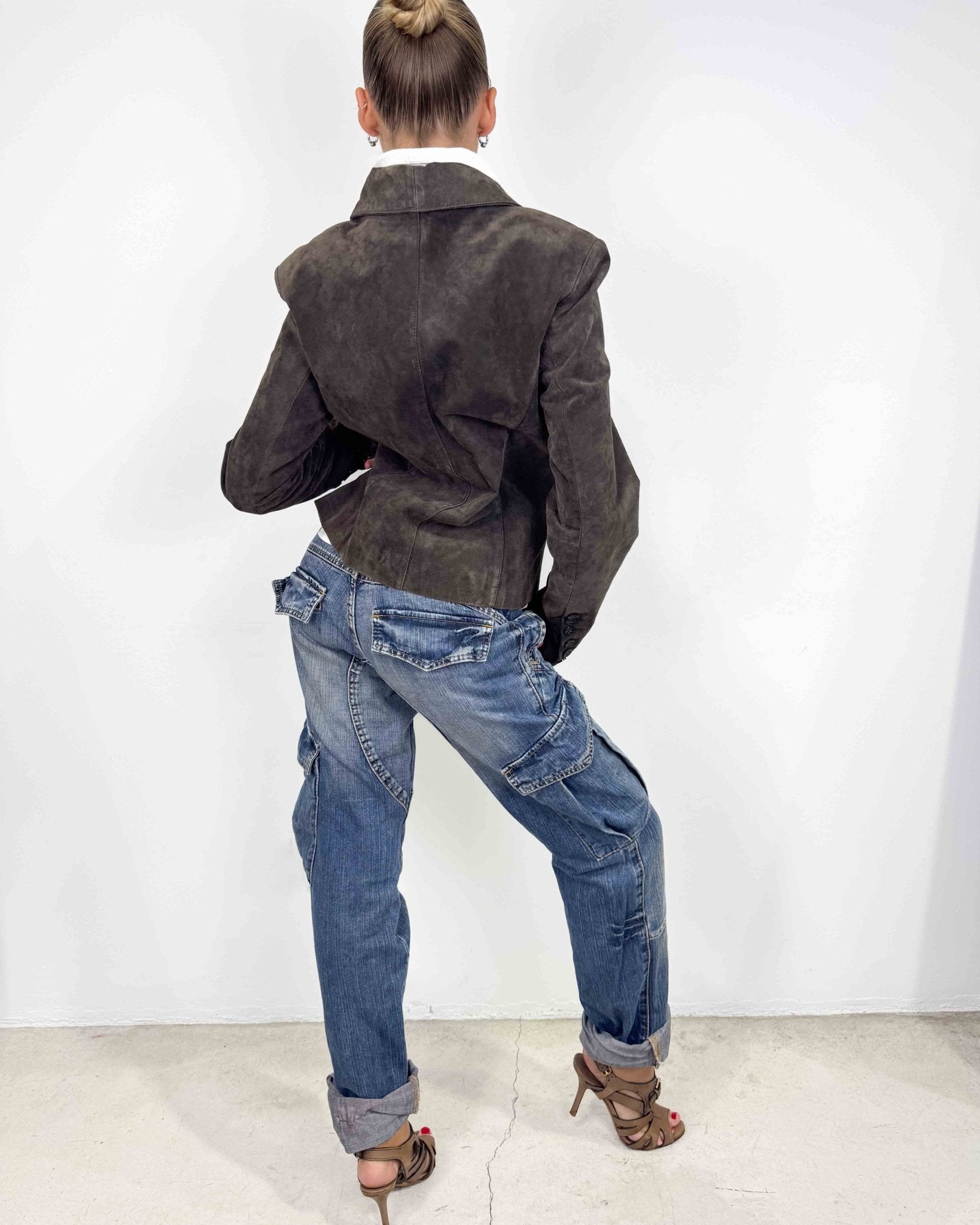 The Vira leather jacket - rig vert