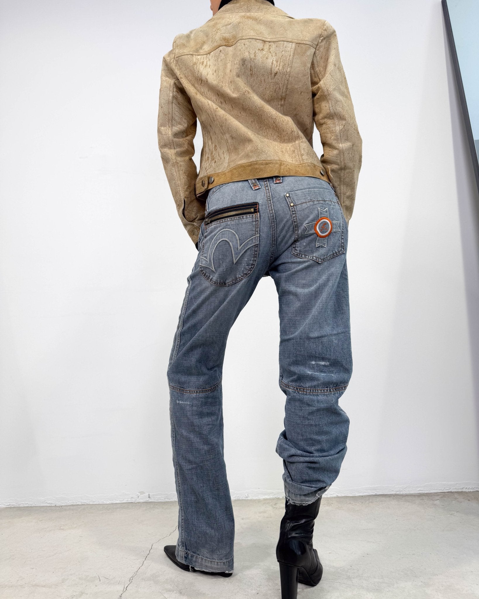 The Yana leather jacket - rig vert