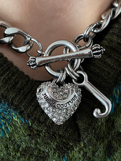 Juicy Couture silver chain – rig vert - special items for humans