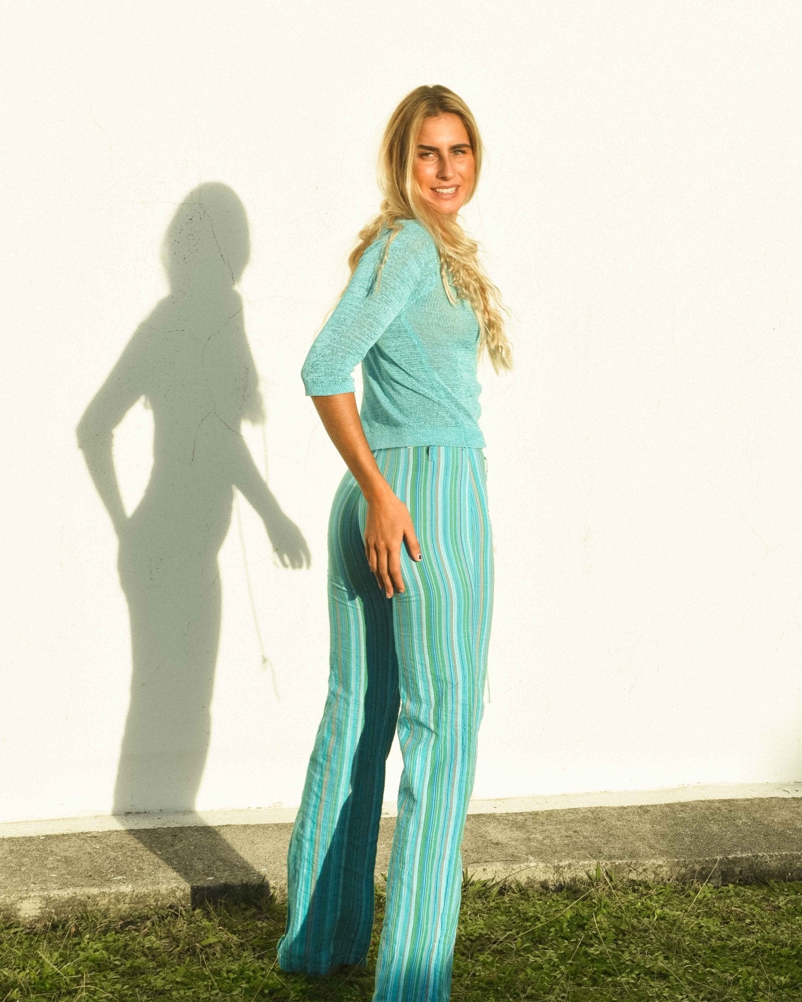 scandinavian summer pants - rig vert
