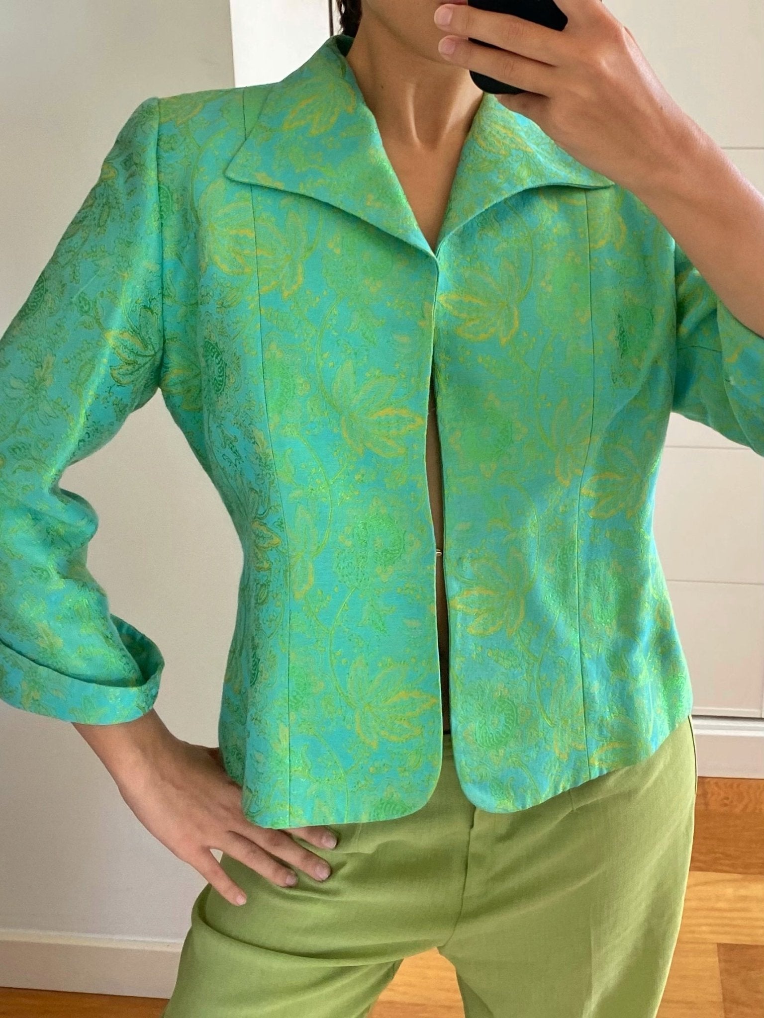 The Florencia blazer - rig vert
