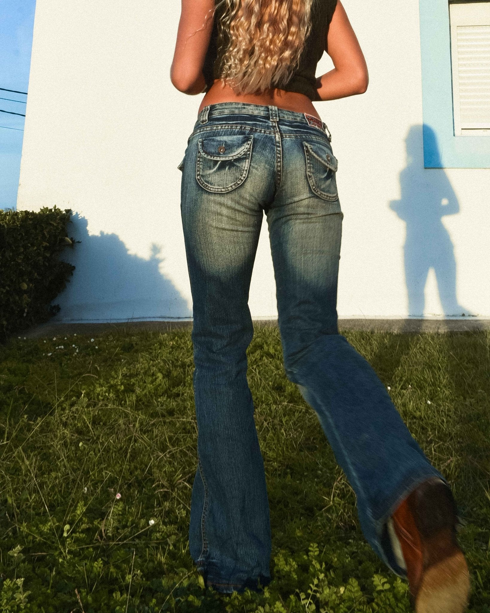 The Kenny patch jeans - rig vert