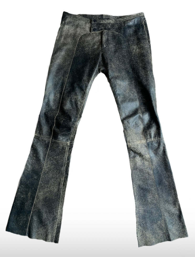 The Studio 54 leather pants - rig vert